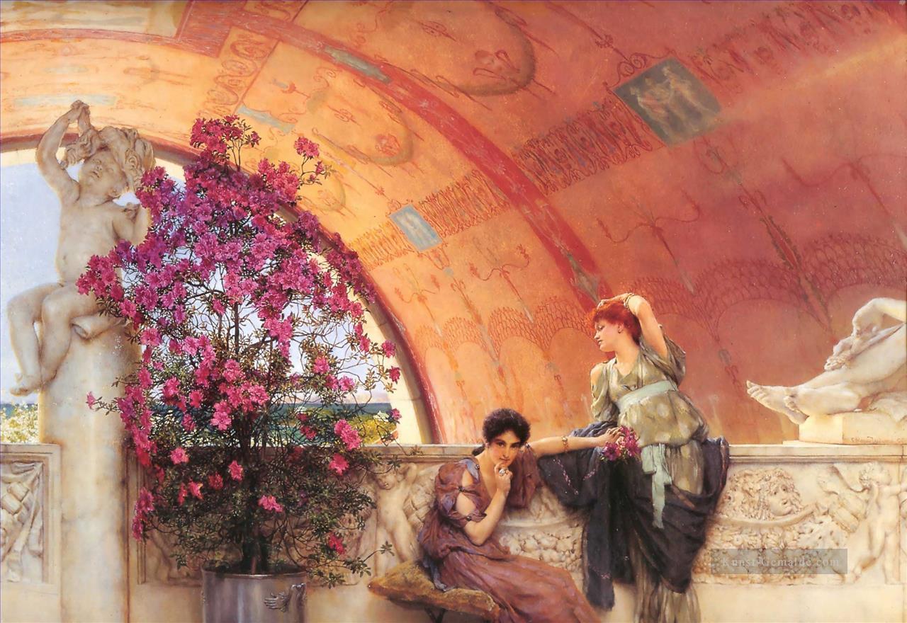 Unbewusste Rivalen Romantiker Sir Lawrence Alma Tadema Ölgemälde